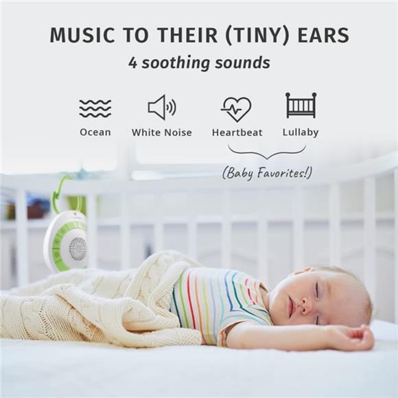 Baby Sound Machine, White Noise Sound Machine for Baby, Travel and Nursery. - Picture 3 of 6